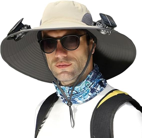 Cool Breeze Solar Sun Hat
