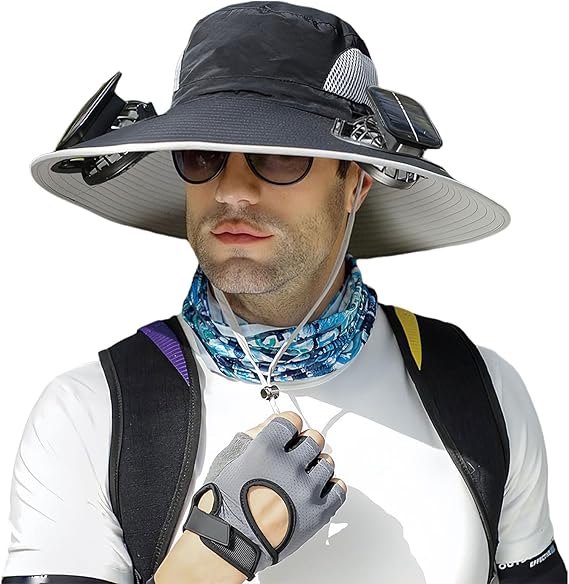 Cool Breeze Solar Sun Hat