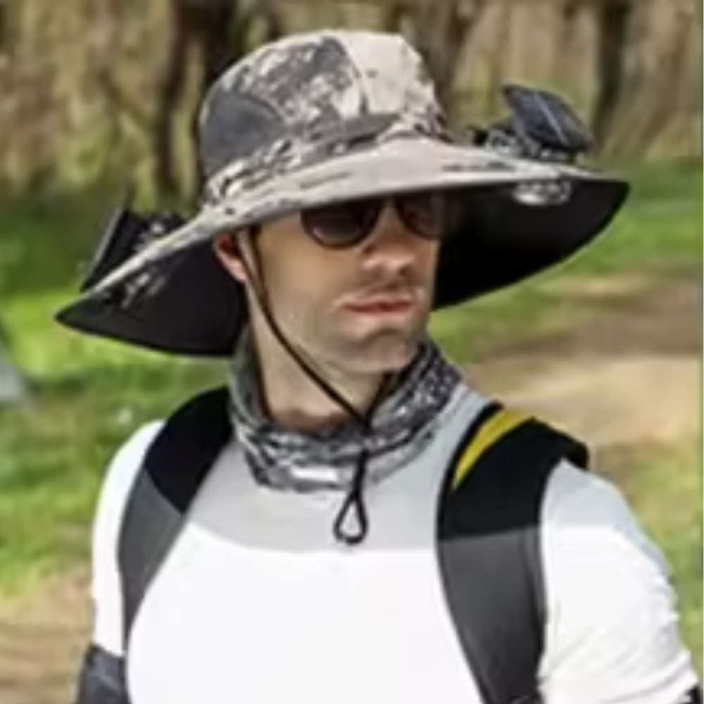 Cool Breeze Solar Sun Hat