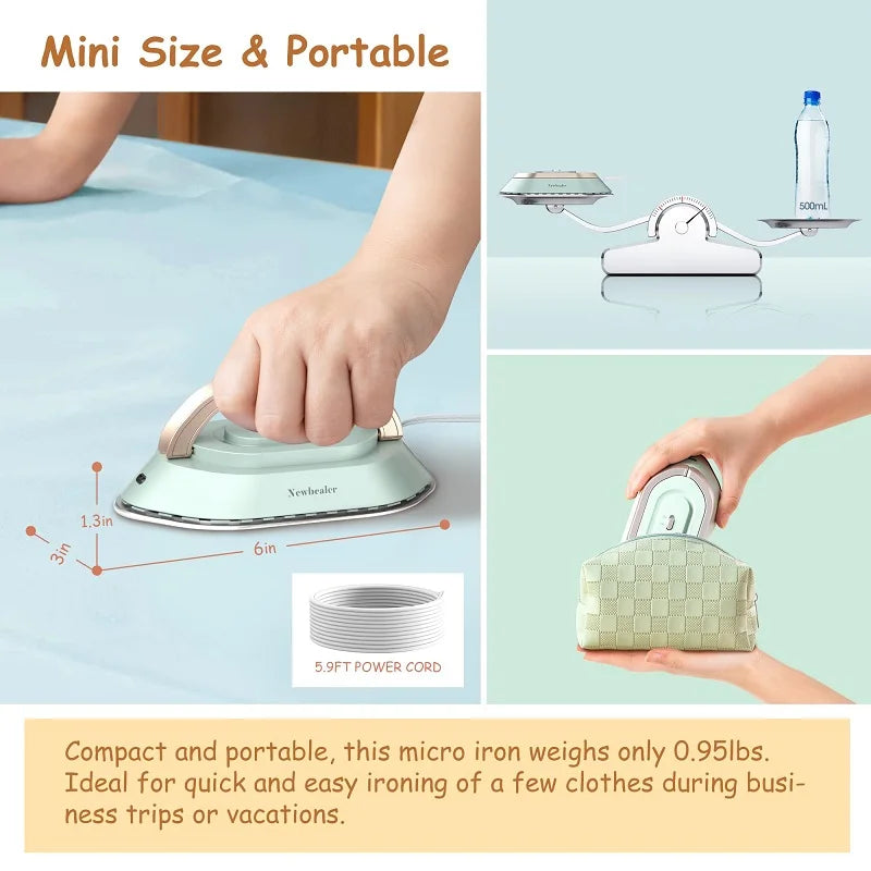 Pocket-Sized Travel Iron