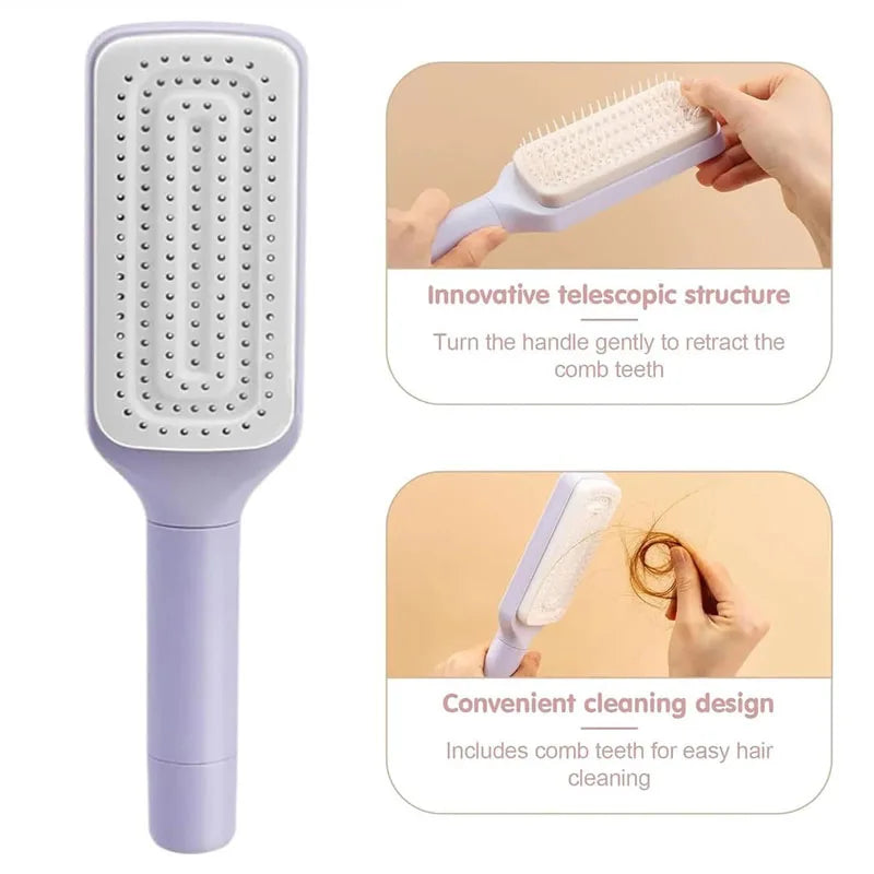 Magic Self-Cleaning Hair Brush