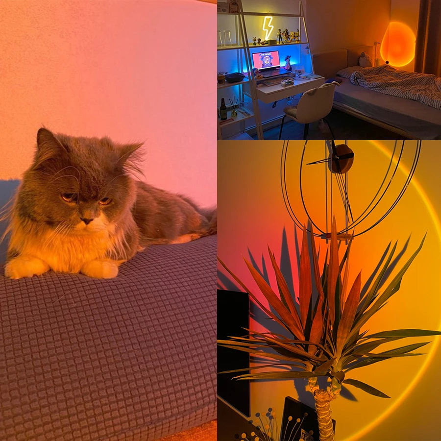 Colorful Sunset Glow Lamp