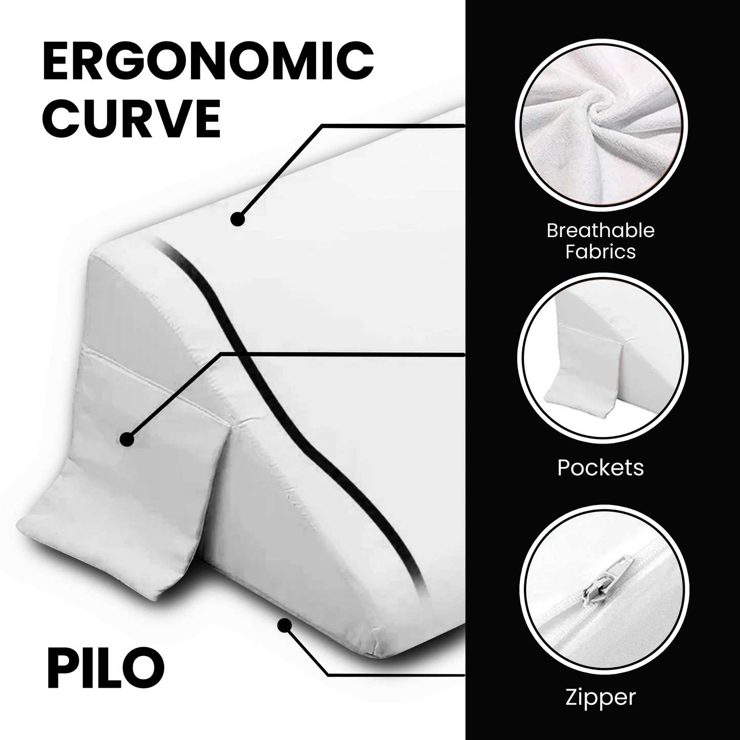 Gap-Free Bed Comfort Wedge