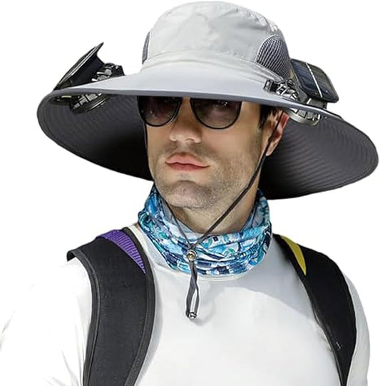 Cool Breeze Solar Sun Hat