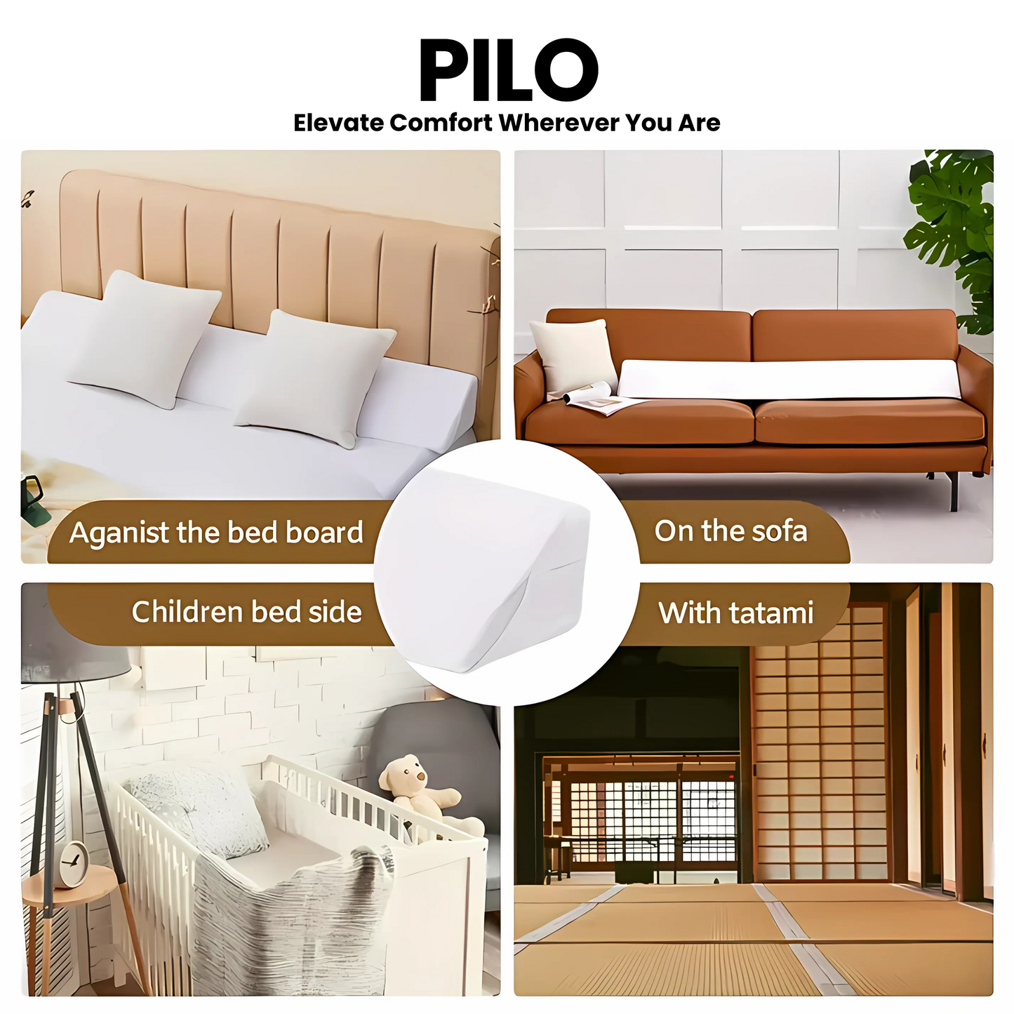 Gap-Free Bed Comfort Wedge
