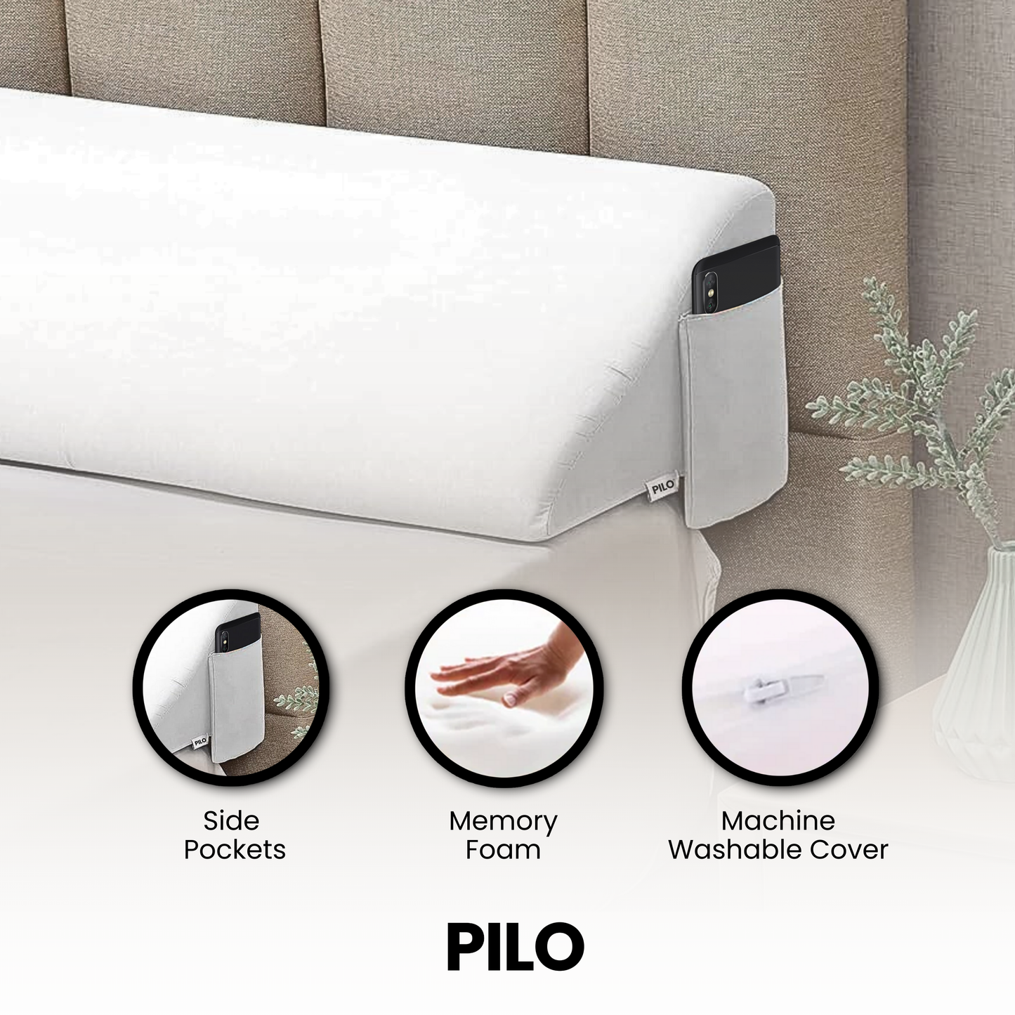 Gap-Free Bed Comfort Wedge