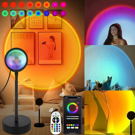 Colorful Sunset Glow Lamp